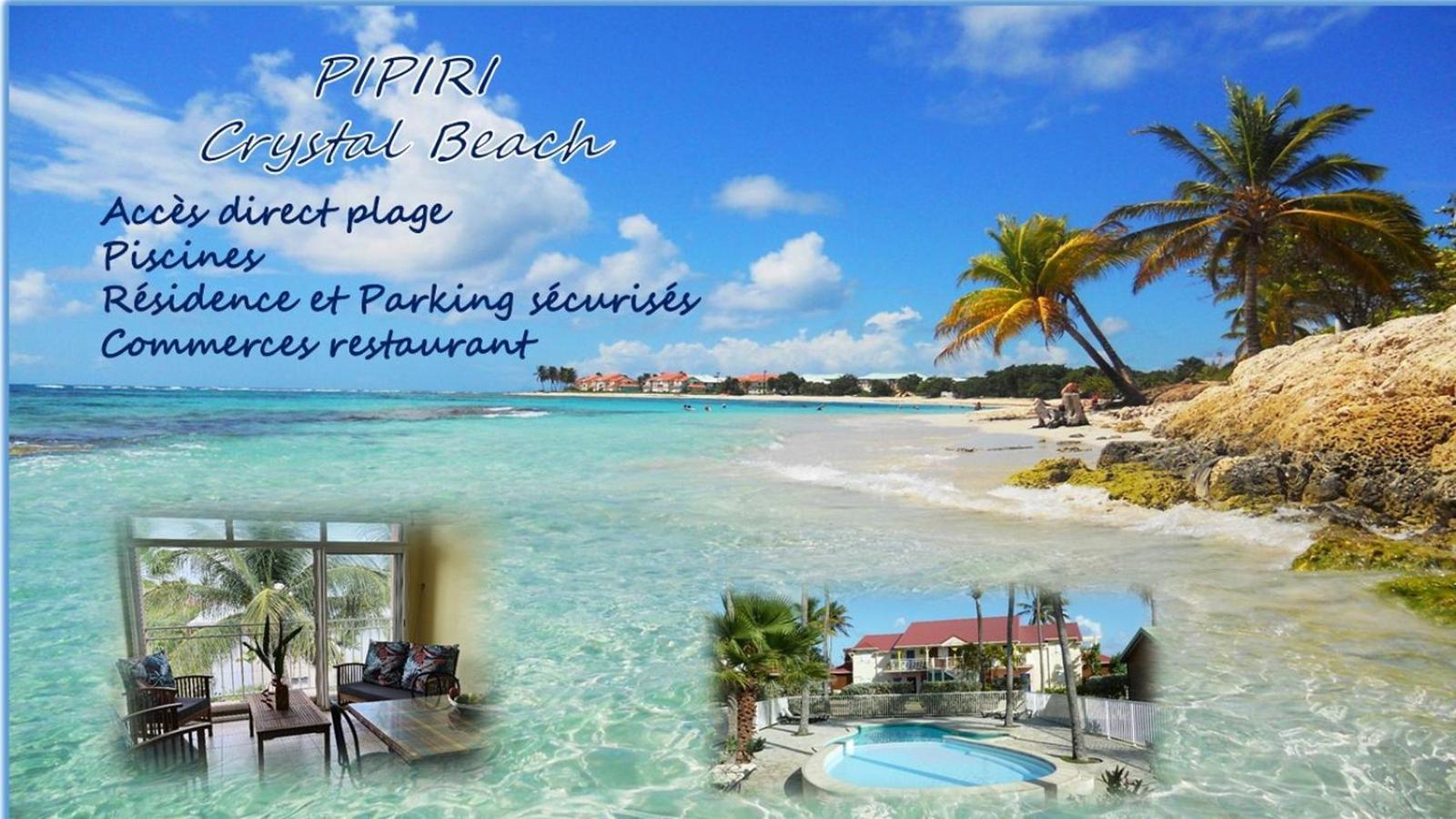 Pipiri Page Crystal Beach- Marina C0Nciergerie Saint-Francois  Eksteriør bilde